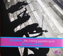 The 3 string quartets op.41 = Les 3 quatuors à cordes op. 41 | Schumann, Robert (1810-1856). Compositeur